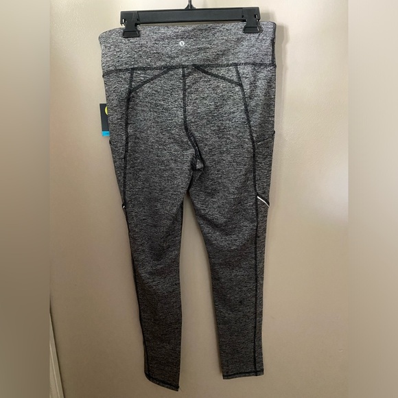 Xersion full length legging . Black and white heather - Picture 2 of 6